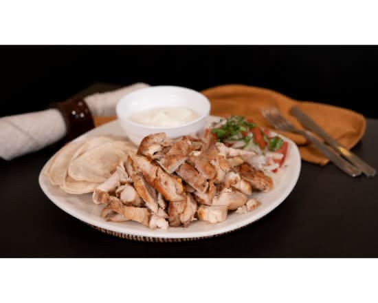 Plato Shawarma de Pollo